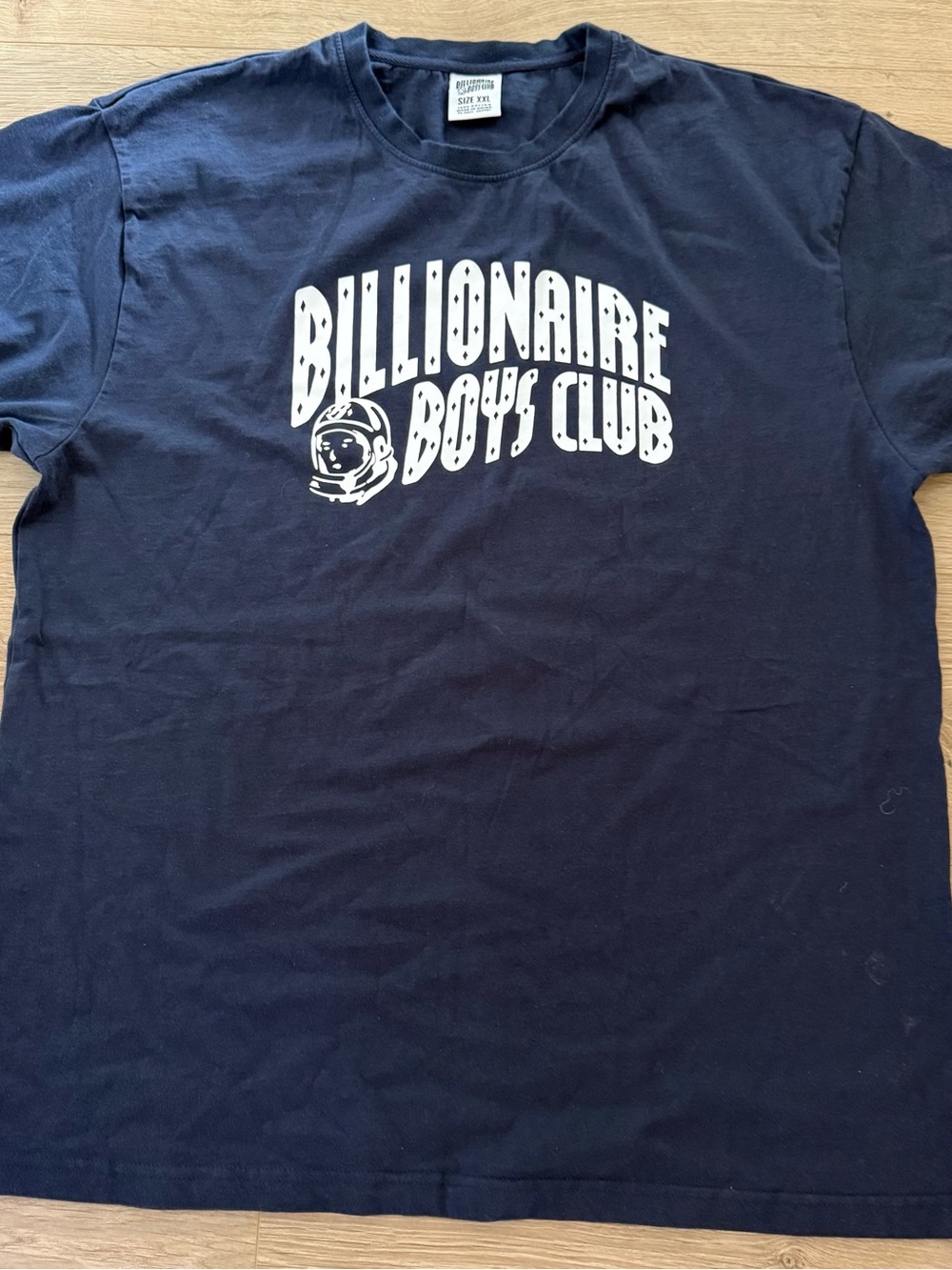 Billionaire Boys Club Navy Tee with White Arch Logo